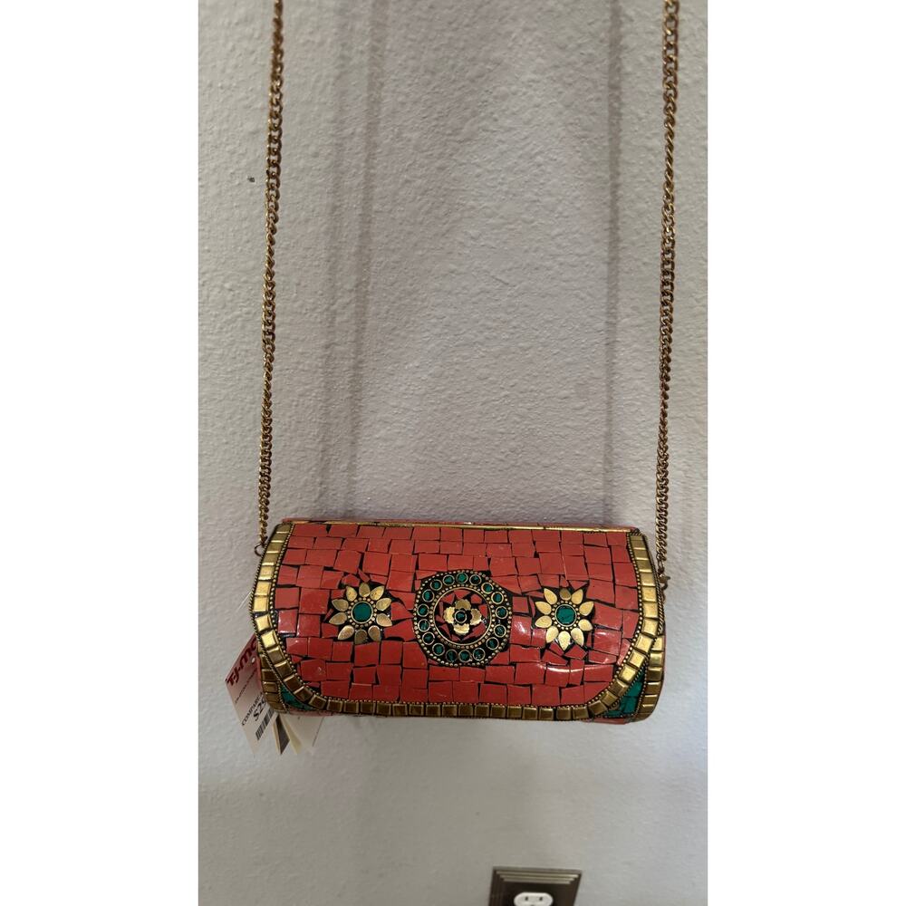 Moroccan Metal Barrel Purse